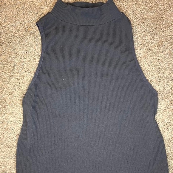 Sweaters - Zara black ribbed knit turtleneck top in a size 4